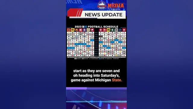 'Video thumbnail for Michigan Football 2023 Big Ten Schedule released'