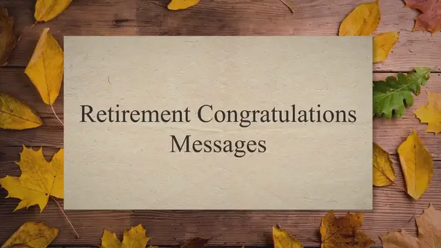 'Video thumbnail for Retirement Card Messages'