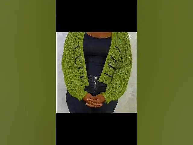 'Video thumbnail for thinking about remaking this #crochetcropcardigan #yarn 🧶#crochet'