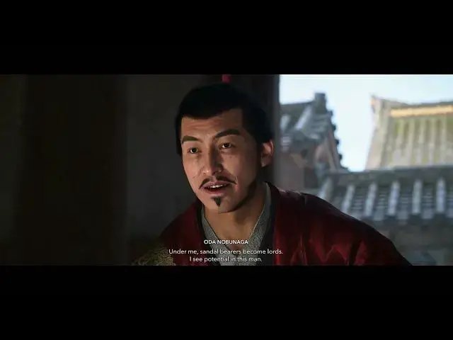 'Video thumbnail for Assassin's Creed Shadows - The Lord's Favor: Lord Oda Nobunaga "Your Servant Stays" Yasuke Cutscene'