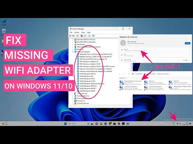 'Video thumbnail for Fix WiFi Adapter Missing In Windows 11/10 | Get Back Wireless Adapter'
