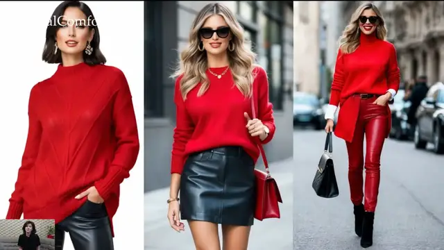 'Video thumbnail for Stylish Red Sweater Outfit Ideas _ Bold _ Cozy Looks You_ll Love _ Fashion Trends 2025(720P_HD)'