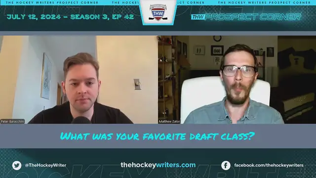 'Video thumbnail for 2024 NHL Draft - Favorite Draft Classes - Utah Hockey Club & Carolina Hurricanes'