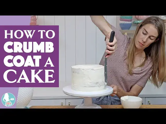 'Video thumbnail for How to Crumb Coat a Layer Cake'