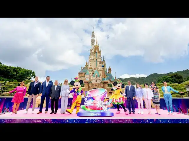 'Video thumbnail for 20th Anniversary Magical Party Kick off Ceremony | Hong Kong Disneyland 2025'