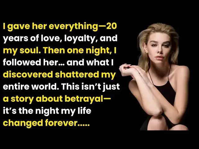 'Video thumbnail for I Gave Her Everything. She Gave Herself to Another Man | Wistaloom'