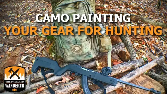 'Video thumbnail for Camo Painting Your Gear for Hunting'