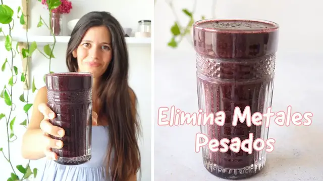 'Video thumbnail for Batido para eliminar metales pesados'