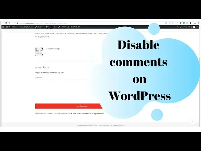 'Video thumbnail for Disable comments in new WordPress editor - How to guide'
