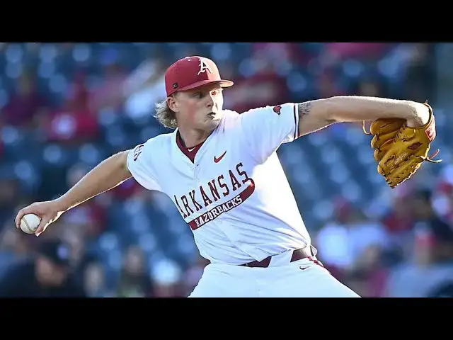 'Video thumbnail for Tate McGuire 2025 College Baseball Highlights! | Arkansas Razorbacks'