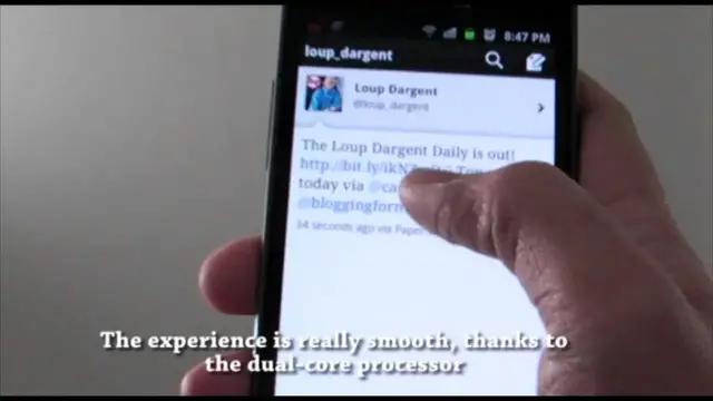 'Video thumbnail for Samsung Galaxy SII'