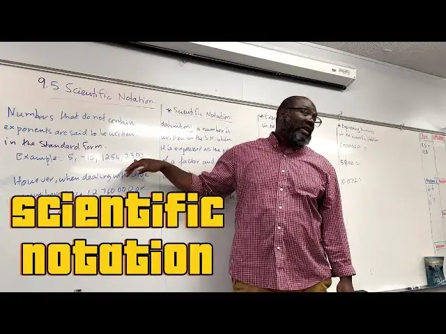 'Video thumbnail for Master Scientific Notation: Easy Steps to Convert Big & Small Numbers To The Standard Form'