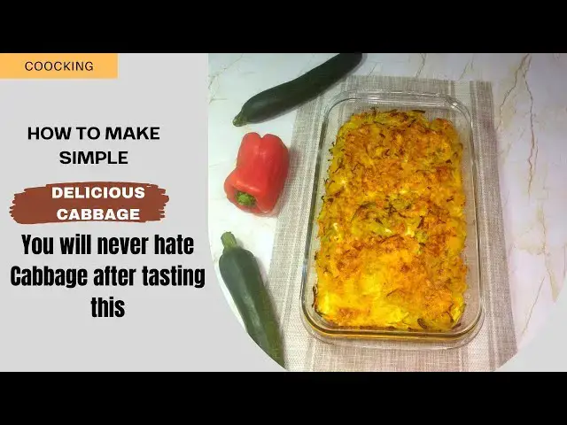 'Video thumbnail for Cabbage potato with cheddar cheese'