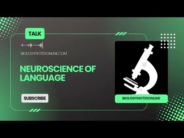 'Video thumbnail for Neuroscience of language'