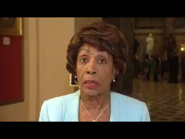 'Video thumbnail for Maxine Waters Humiliated After Racist Rant On White People'