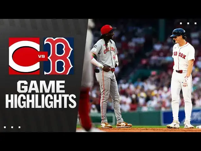 'Video thumbnail for Cincinnati Reds at Boston Red Sox Game 1 Full-Game Highlights! | 07/02/2025'
