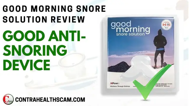 'Video thumbnail for Good morning Snore Solution Review: Good Anti-Snoring Device?'