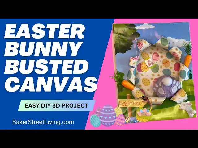 'Video thumbnail for DIY Easter Bunny Busted Canvas   SD 480p'