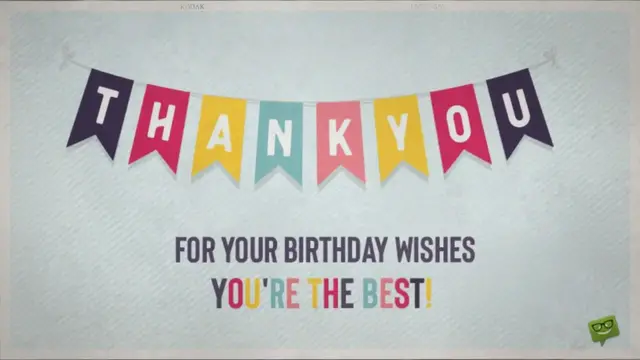 'Video thumbnail for Thank You for the Birthday Wishes! | 65 Truly Special Notes'
