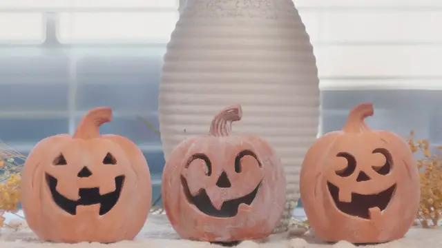 'Video thumbnail for How To Make Terracotta Painted Pumpkins'