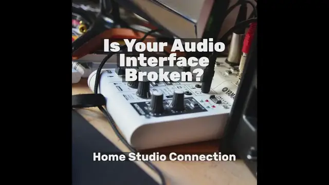 'Video thumbnail for Is_Your_Audio_Interface_Broken (Home Studio Connection)'