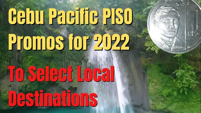'Video thumbnail for CEBU PACIFIC PISO SALE for All Local Destinations for 2022 Travel [Book Now!]'