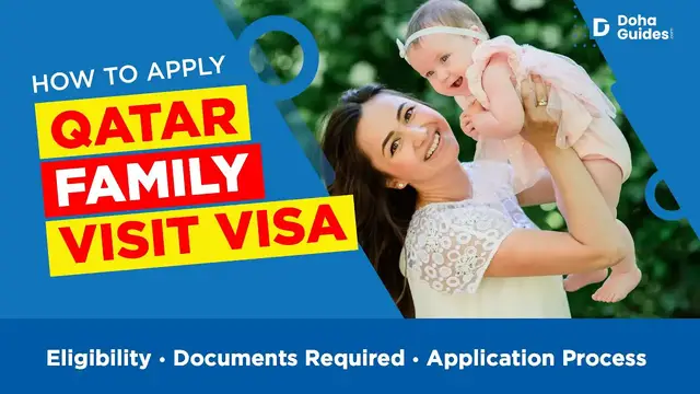 'Video thumbnail for Qatar Family Visit Visa 2023 | How To Apply On Metrash | Eligibility, Documents, Fee, Steps'