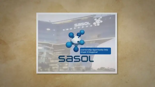 'Video thumbnail for Sasol Administrative Learnership'