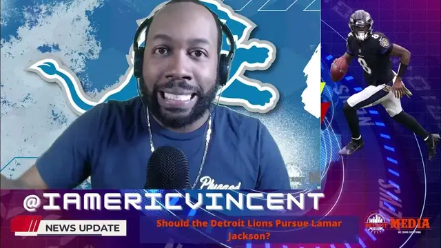 'Video thumbnail for Should the Detroit Lions Pursue Lamar Jackson?'