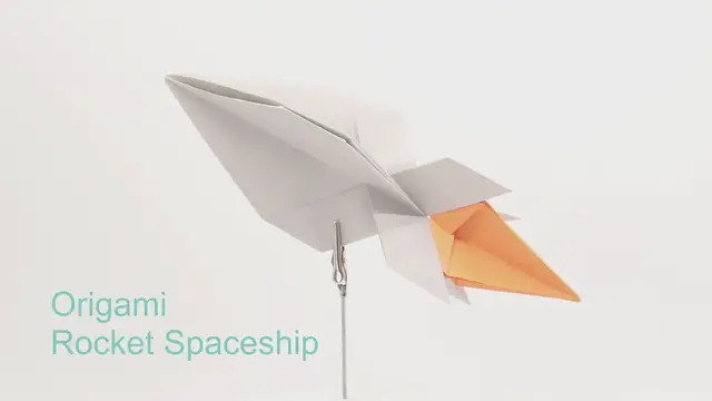 'Video thumbnail for Origami Rocket Spaceship'