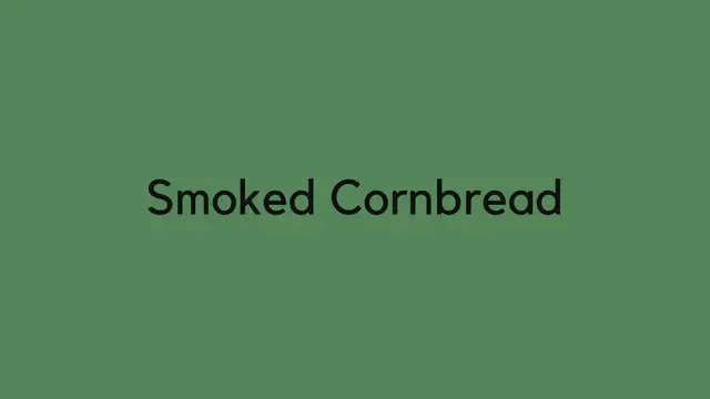 'Video thumbnail for Smoked Cornbread'