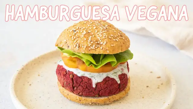 'Video thumbnail for Hamburguesa de Lentejas Fácil - La mejor hamburguesa vegana de lentejas'