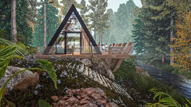 'Video thumbnail for Twinmotion 2021 Forest House | Ammar Khan'