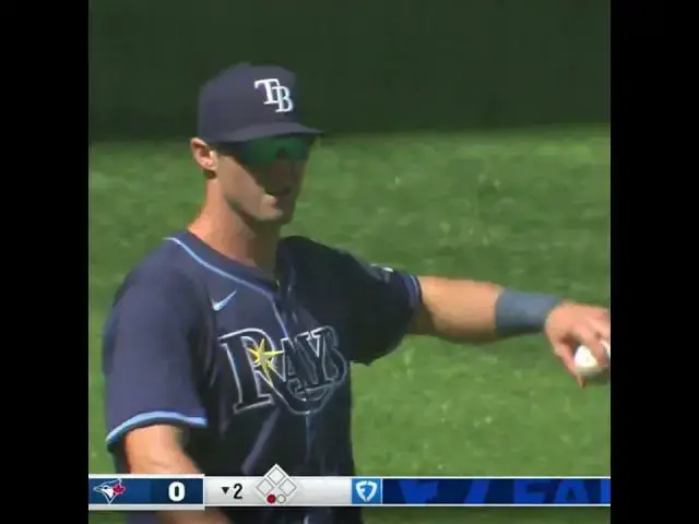 'Video thumbnail for Kameron Misner's INCREDIBLE Backhanded Catch While Falling!'
