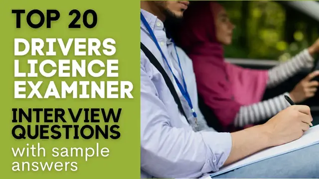 'Video thumbnail for Top 20 Drivers License Examiner Interview Questions and Answers for 2022'