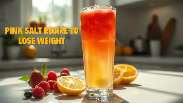 'Video thumbnail for Pink Salt Recipe To Lose Weight'