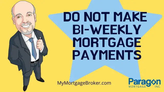 'Video thumbnail for Don't Make Bi-Weekly Mortgage Payments | Biweekly Mortgage Payments vs. Monthly Payments'