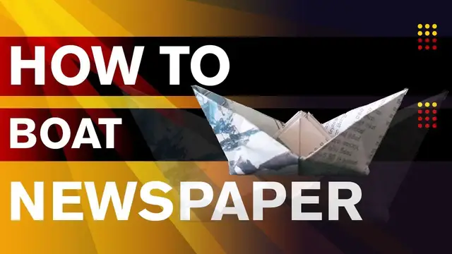 'Video thumbnail for How to Fold a Paper Boat | How to Fold a Newspaper Boat | How to Make a Paper Boat| Origami Boat'