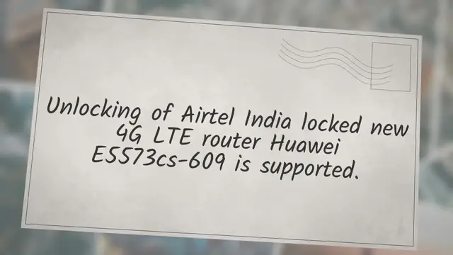 'Video thumbnail for How to Unlock Airtel India Huawei E5573cs-609 Unlocking [Firmware 21.333.64.01.284]?'