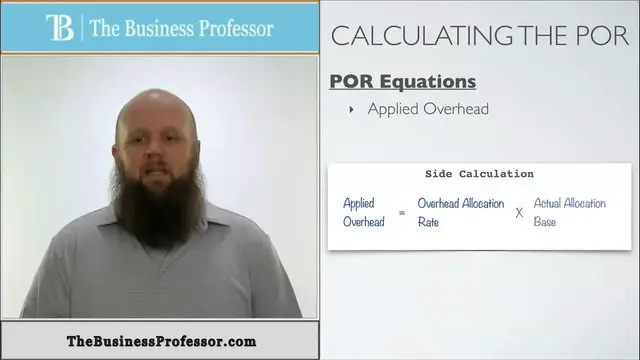 'Video thumbnail for Calculate Predetermined Overhead Rate (Accounting)'
