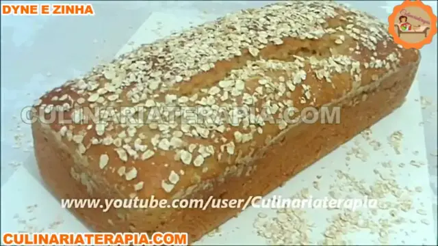 'Video thumbnail for Como Fazer Pão Integral de Aveia e Mel de Batedeira Ensinado por Especialista da Culinária'