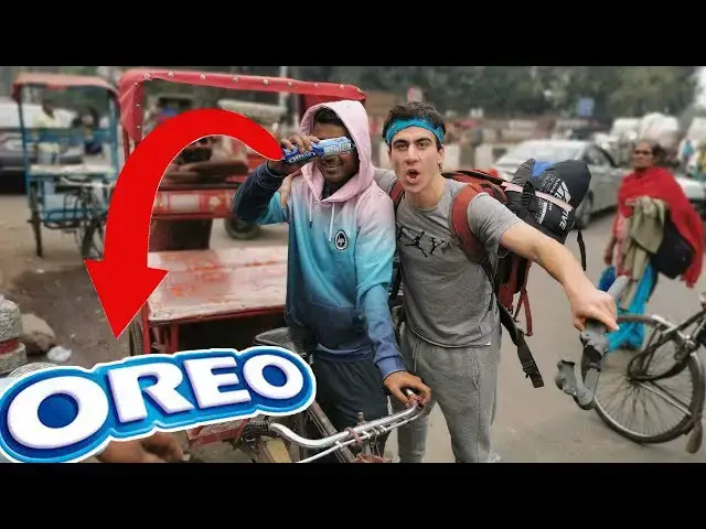 'Video thumbnail for I PAID THE TRICYCLE WITH OREO IN INDIA'