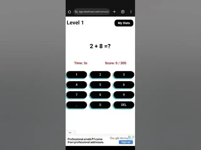 'Video thumbnail for Ultimate Level 1 Addition practice! How fast can you add?'