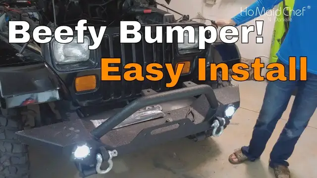 'Video thumbnail for How To Install Bumper With LED Lights || Jeep Mods E35'