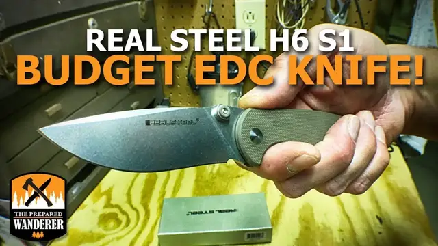 'Video thumbnail for Budget EDC Knife, Real Steel H6 S1'