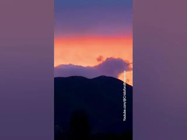 'Video thumbnail for Tre minuti di tramonto #rieti'