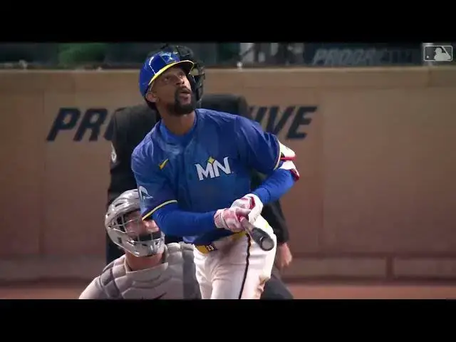 'Video thumbnail for Byron Buxton DRILLS a Solo Home Run! | 2nd HR of 2025 | Minnesota Twins | 04/11/2025'