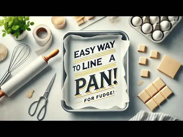 'Video thumbnail for The Secret to Lining Your Pan for Easy Fudge Removal!'