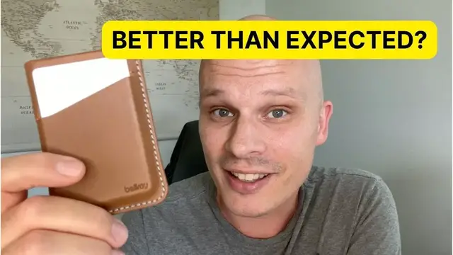 'Video thumbnail for Bellroy Card Sleeve Review: Way BETTER than I Thought!'