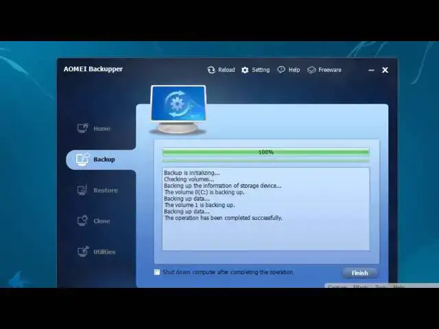 'Video thumbnail for How to Create Complete System Backup and Restore Using AOMEI Backupper'